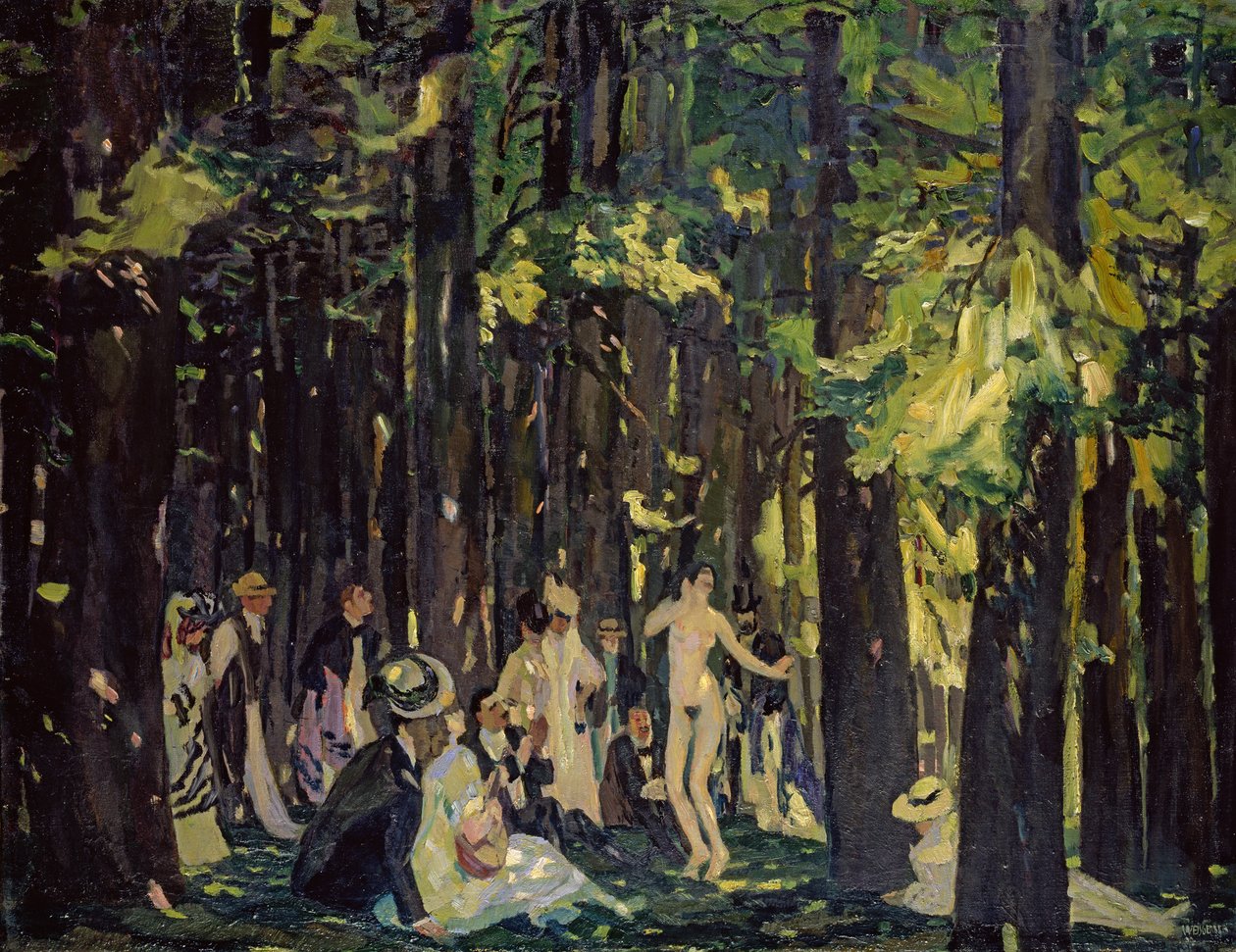 Dia de verão de Albert Weisgerber