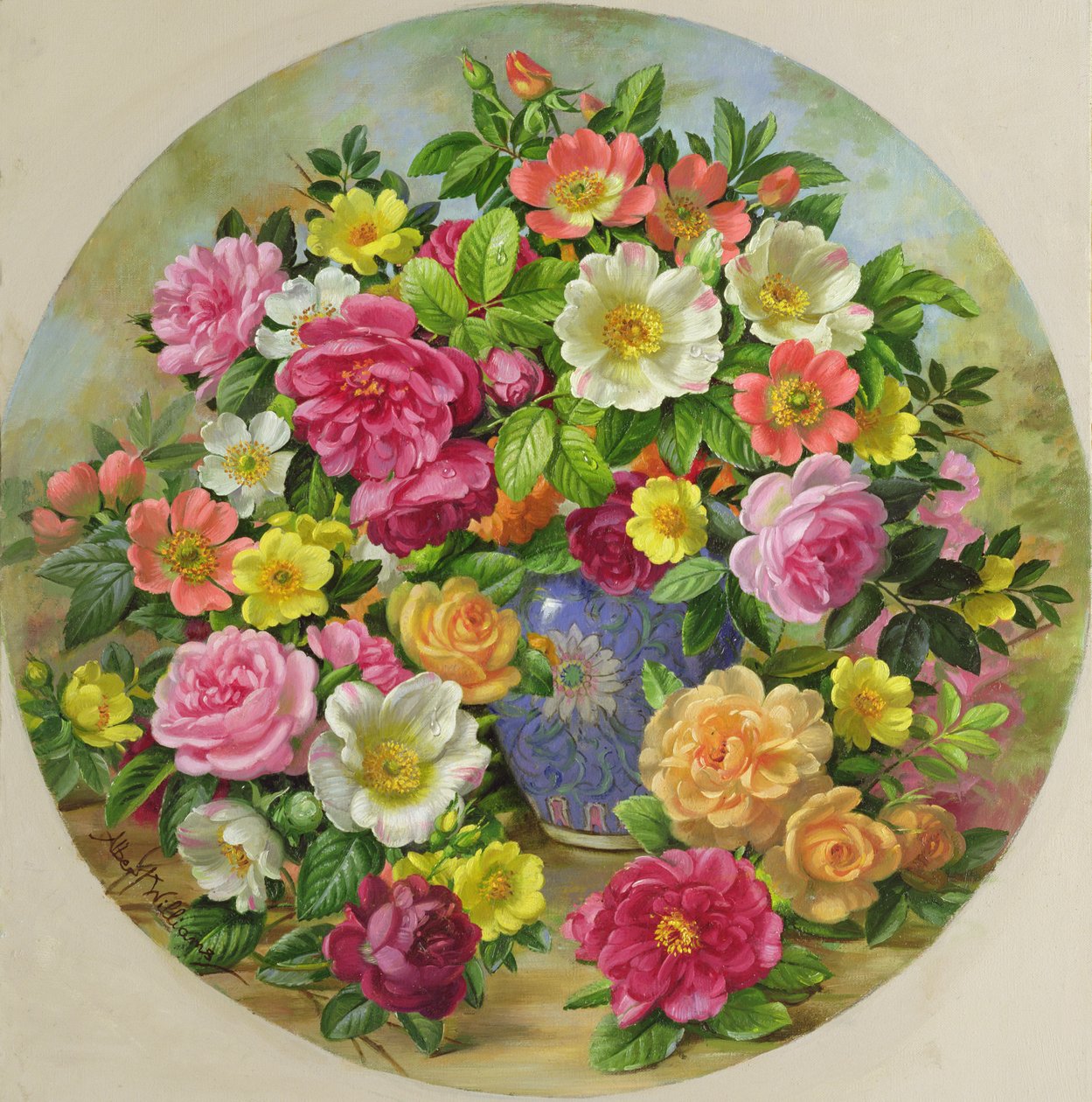 A401D Homenagem à Rosa Selvagem de Albert Williams