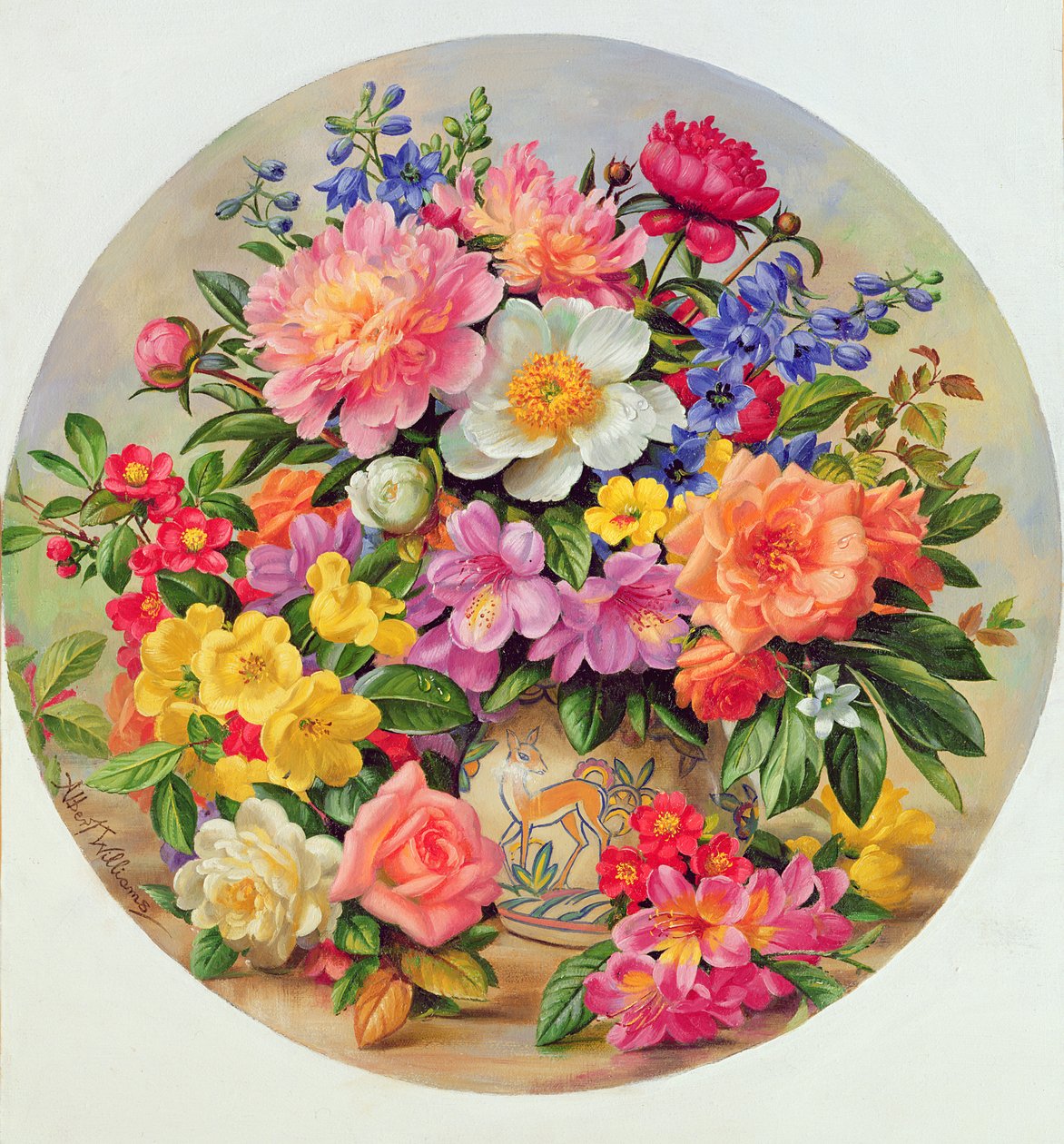Flores de jardim A405C de julho de Albert Williams