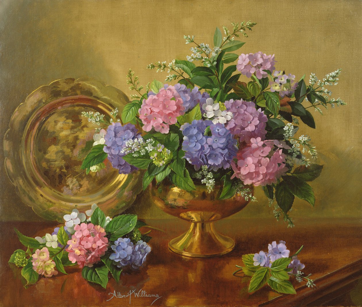 AB2112 Hortênsias e Lilacs de Albert Williams