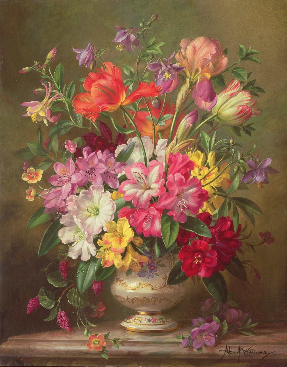 AB315 Arranjo Floral de Primavera, 1996 de Albert Williams