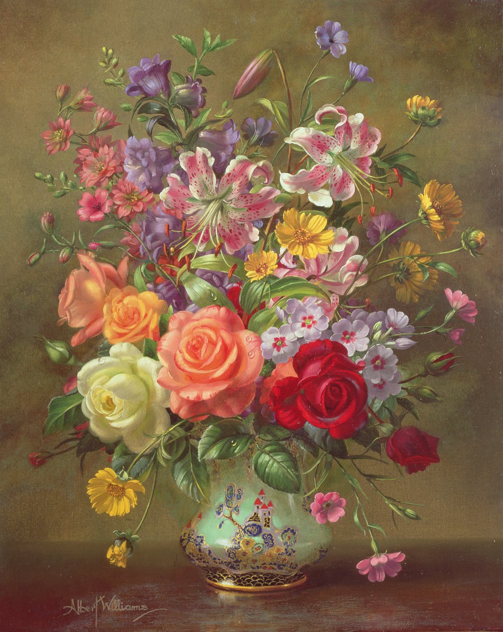 AB316 Um Arranjo Floral De Verão, 1996 de Albert Williams