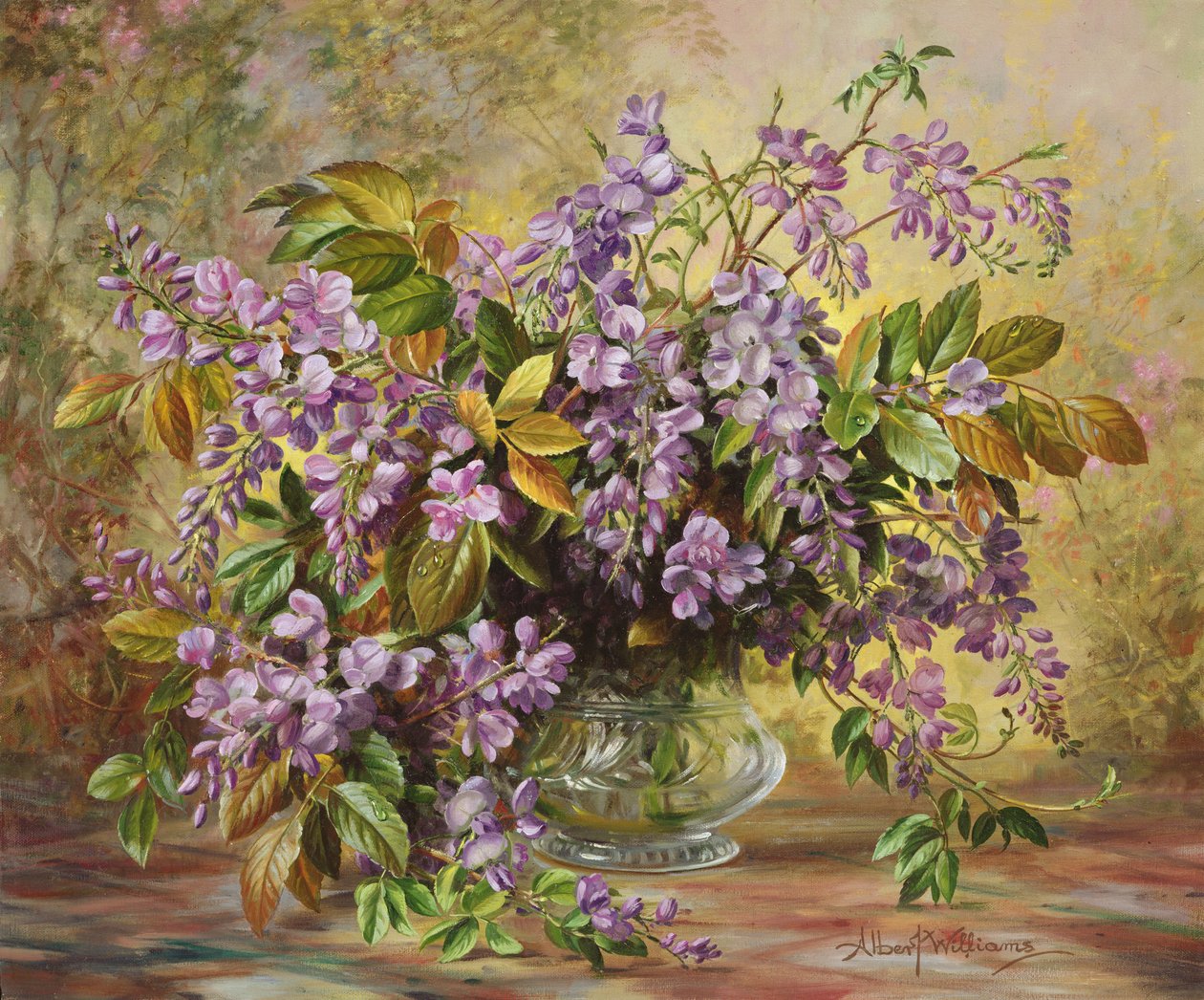 Encantadora de Wisteria Junetide de Albert Williams