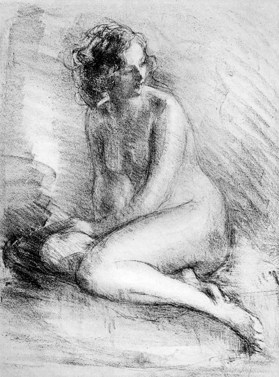 Nude Study, 1913. de Albert de Belleroche