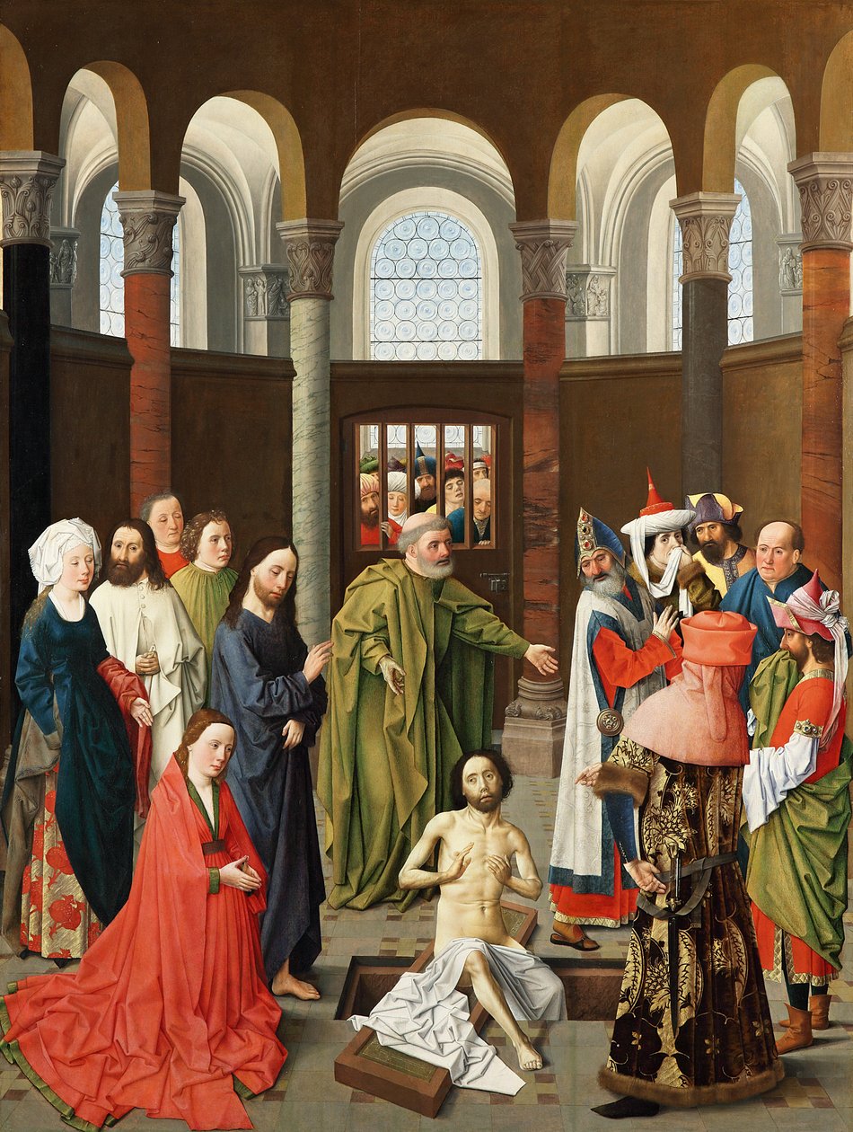 A ressurreição de Lázaro de Albert van Ouwater