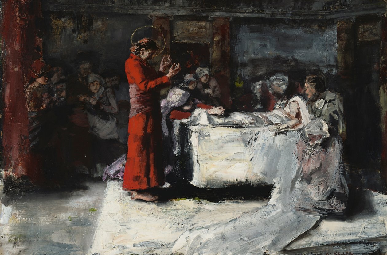 A Ascensão da Filha de Jairi de Albert von Keller