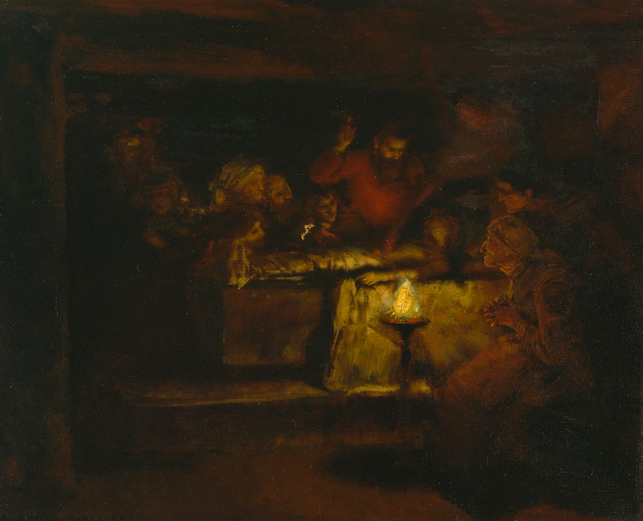 A Criação da Filha de Jairi de Albert von Keller