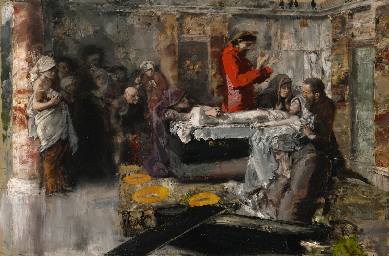 A Ressurreição da Filha de Jairi de Albert von Keller