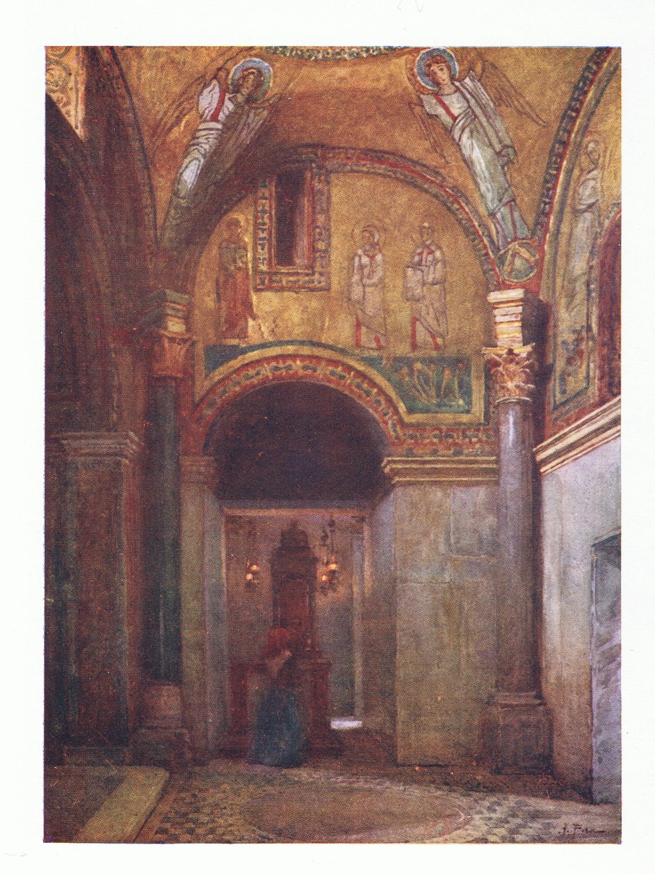 Capela de San Zeno em S Prassede, de Roma, publicada pela A & C Black Ltd, 1925 de Alberto Pisa