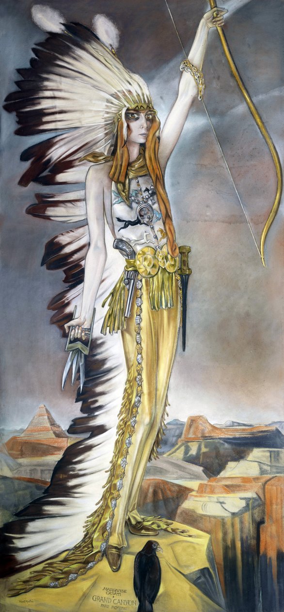 Marchesa Luisa Casati, Grand Canyon de Alberto Martini
