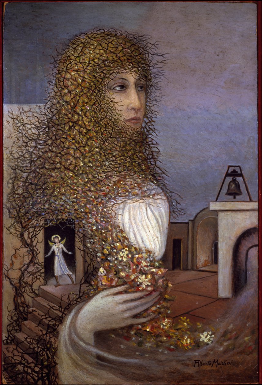 Virgem do mosteiro (pintura de Alberto Martini