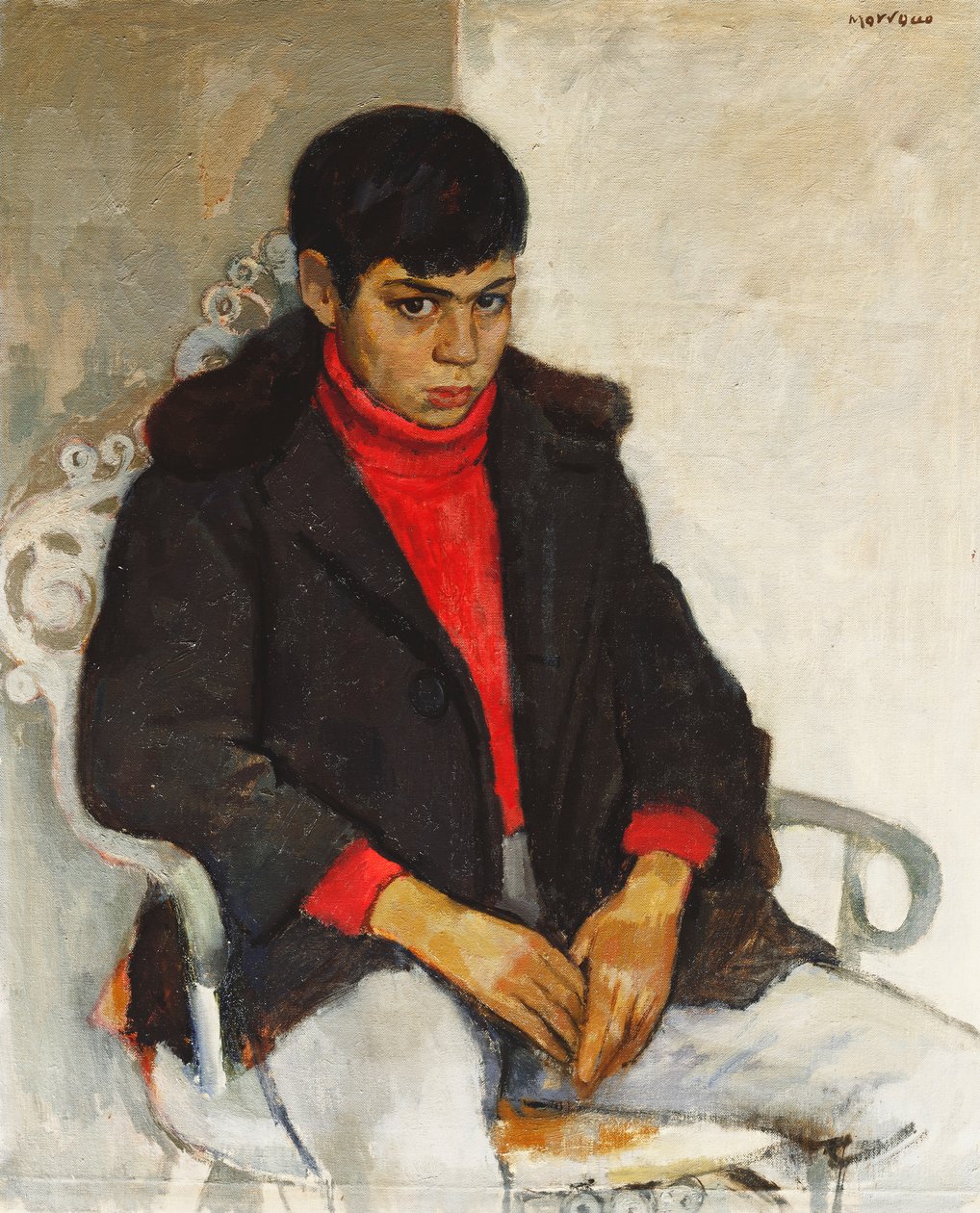 Retrato de Laurie Morrocco de Alberto Morrocco