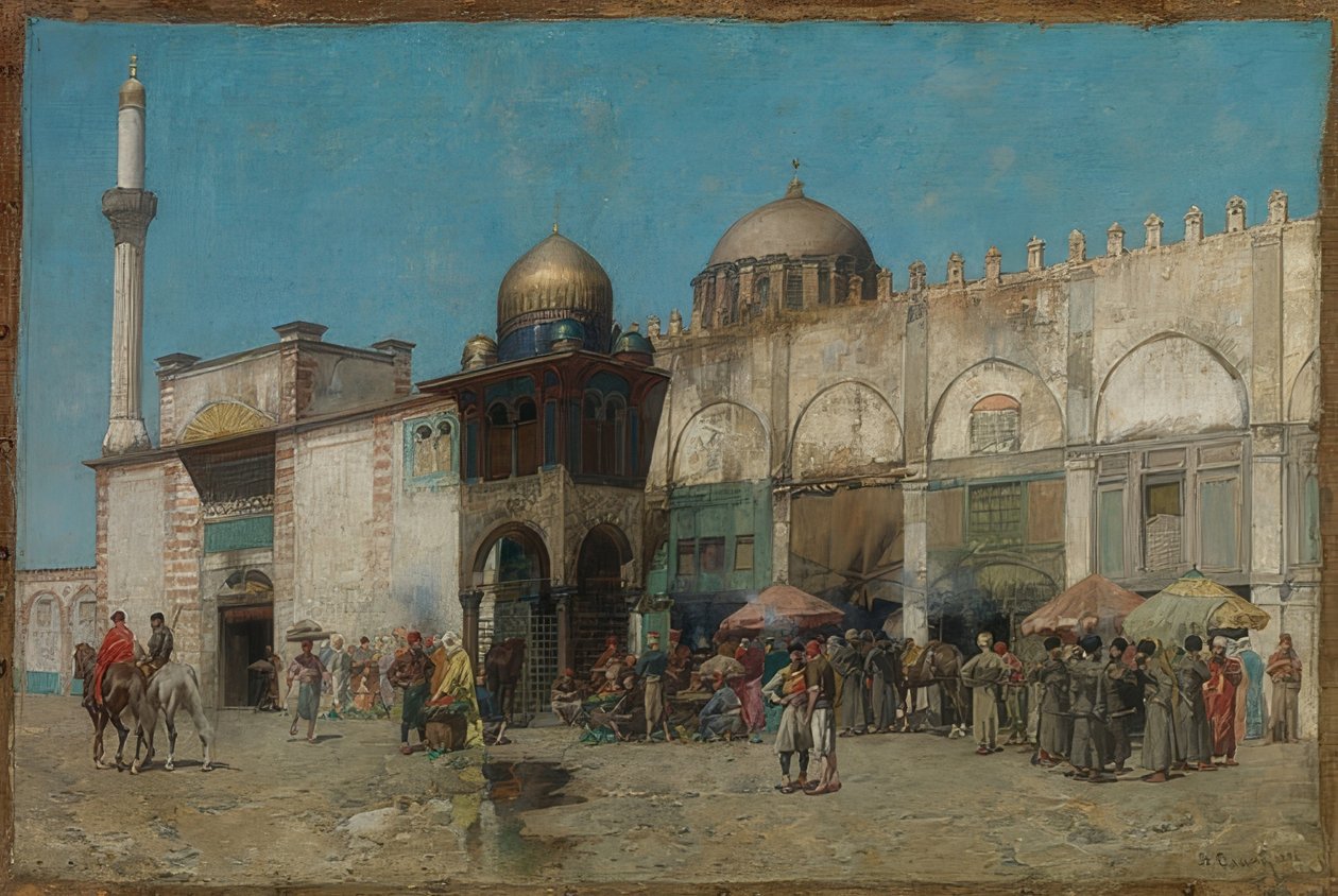 Uma mesquita. 1886 de Alberto Pasini