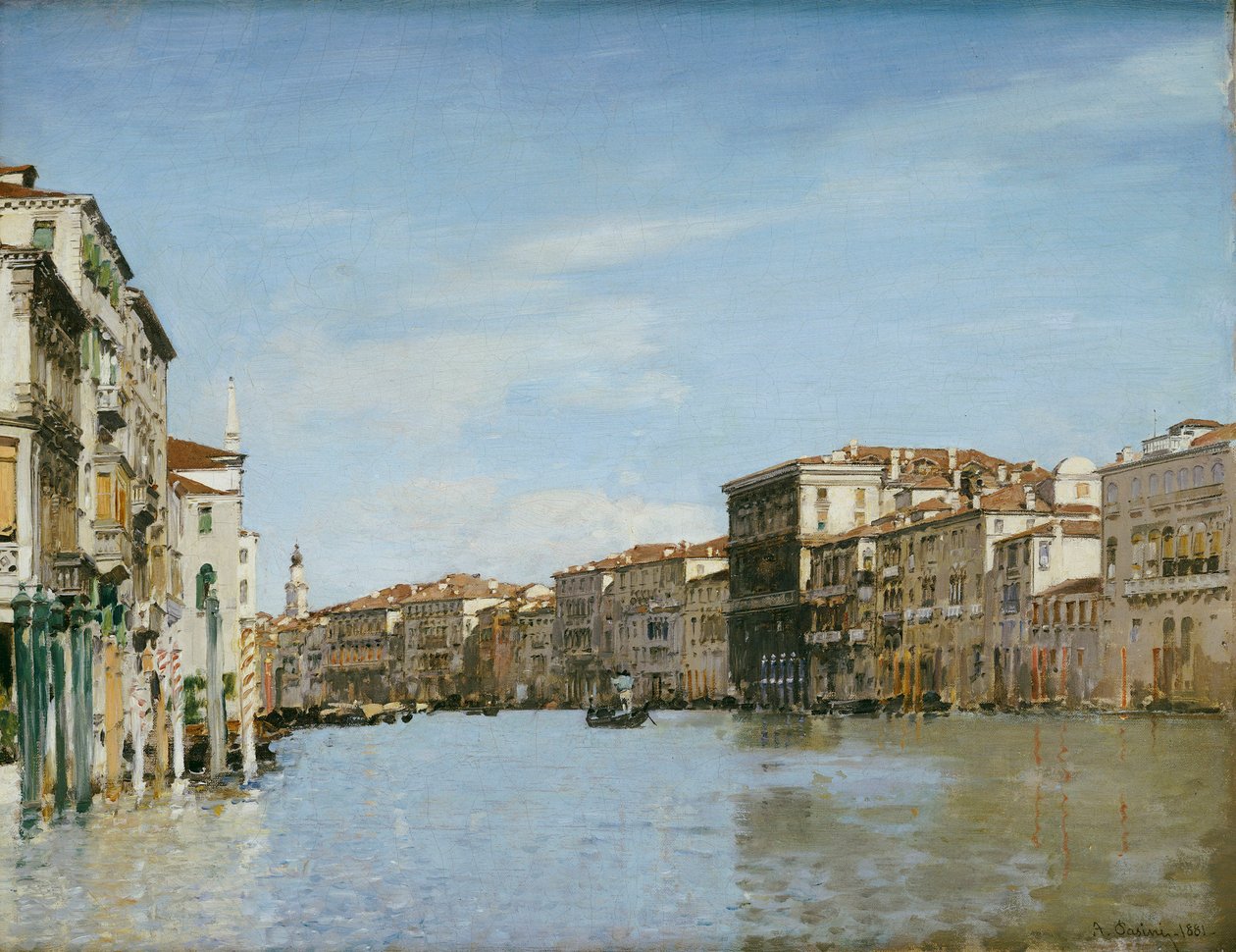 O Grande Canal, Veneza de Alberto Pasini