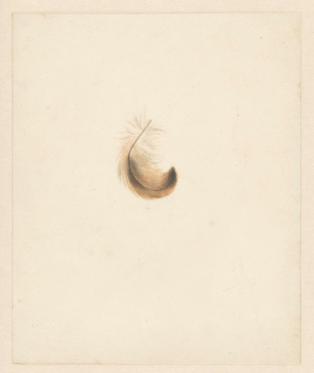 Estudo de uma pena de Albertus Steenbergen