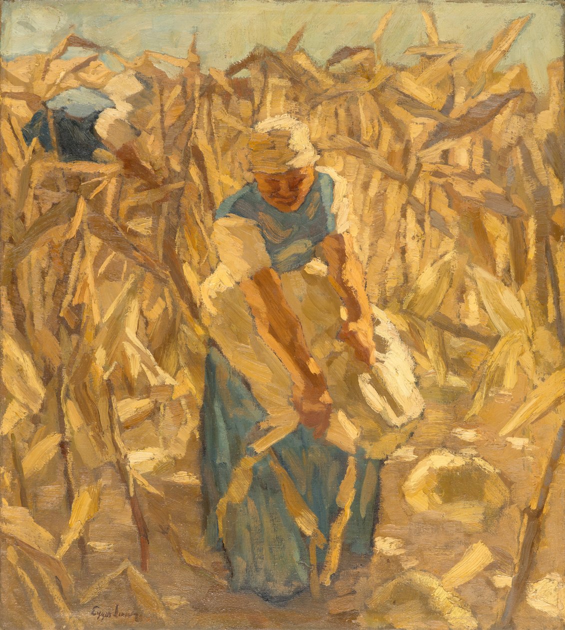 Colheita de milho de Albin Egger Lienz