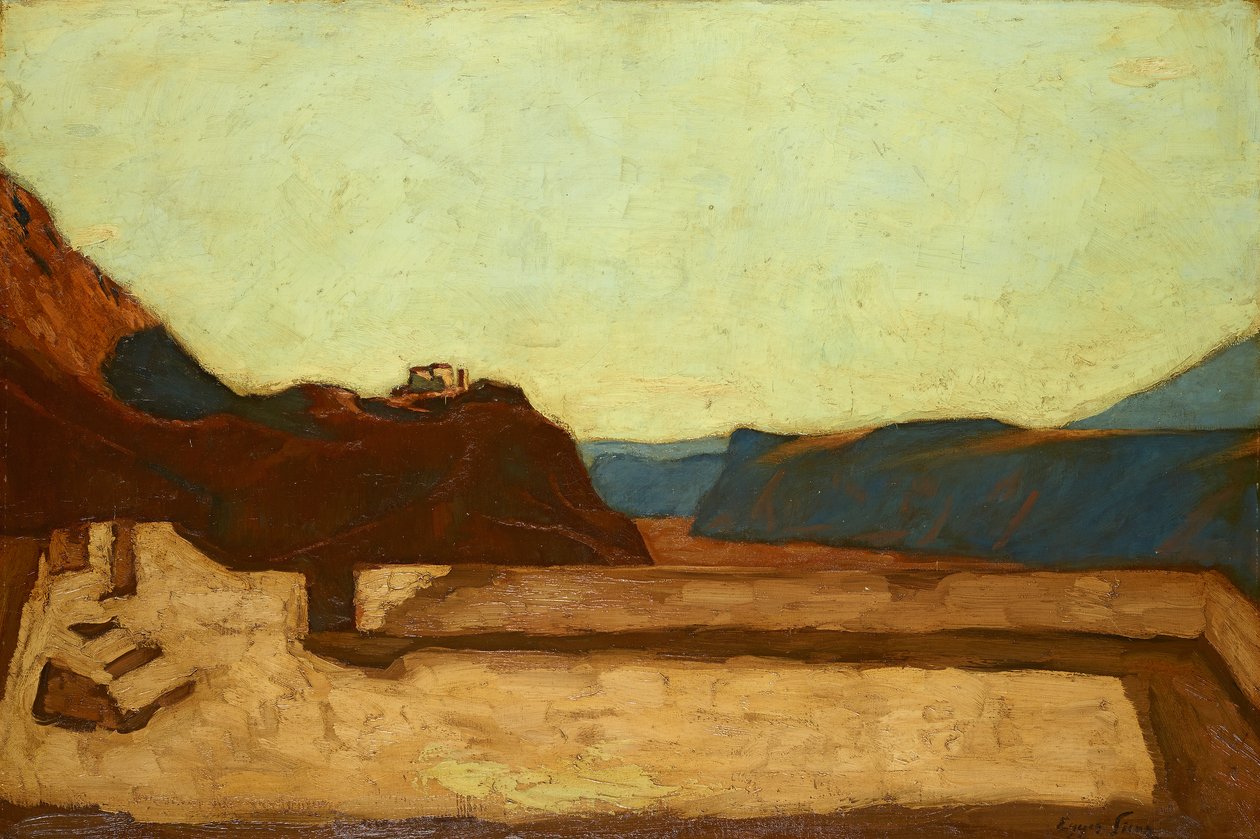 No Calvário em Bolzano de Albin Egger Lienz