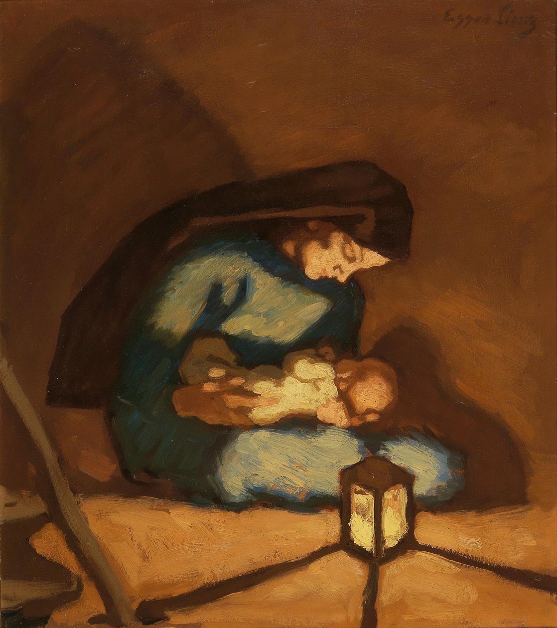 Madona, c. 1922. de Albin Egger Lienz