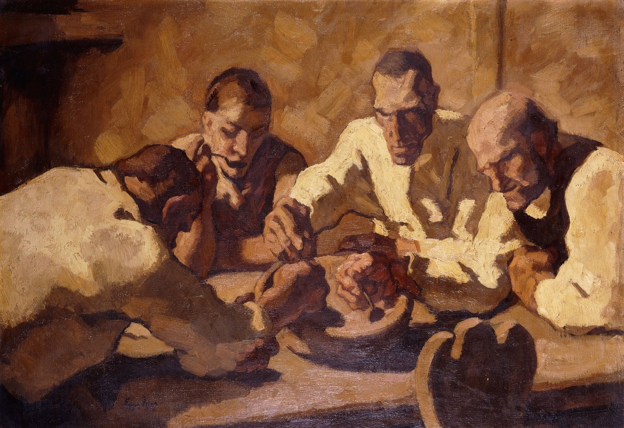 A refeição de Albin Egger Lienz