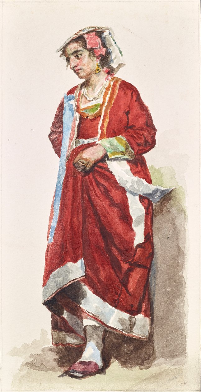 Estudo de Trajes Femininos - Itália Central de Albin Stein