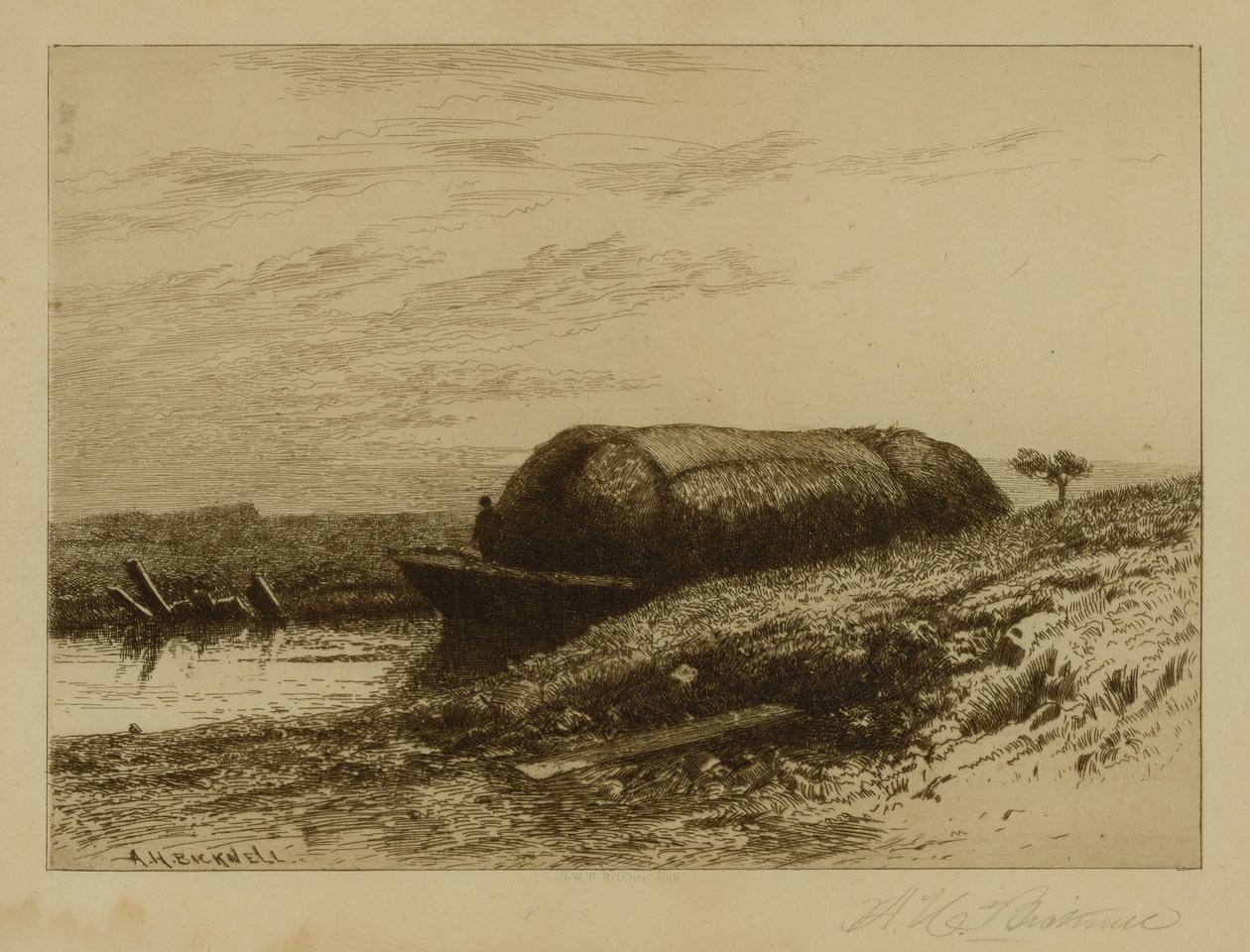Barcaça de Albion Harris Bicknell