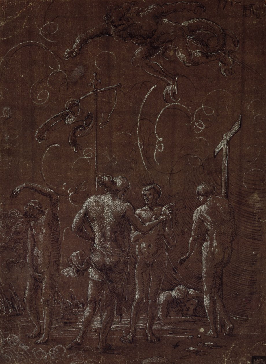 Cristo no limbo, século XVI de Albrecht Altdorfer