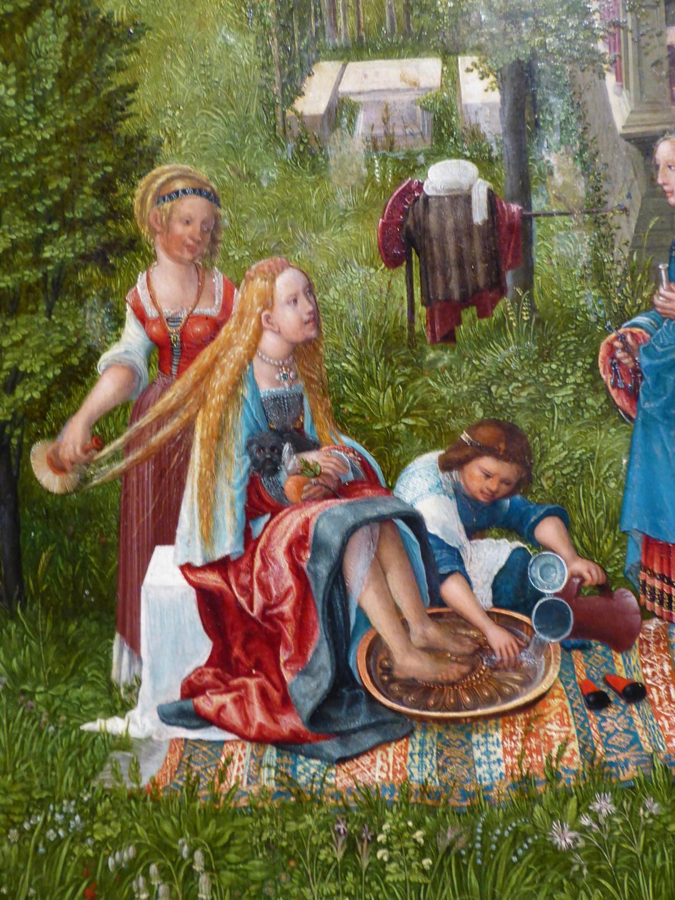 Susanna tomando banho e apedrejando os antigos de Albrecht Altdorfer