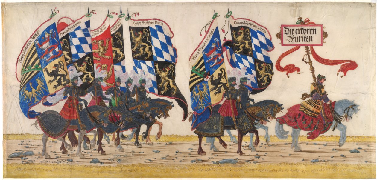 Os príncipes alemães de Albrecht Altdorfer and workshop