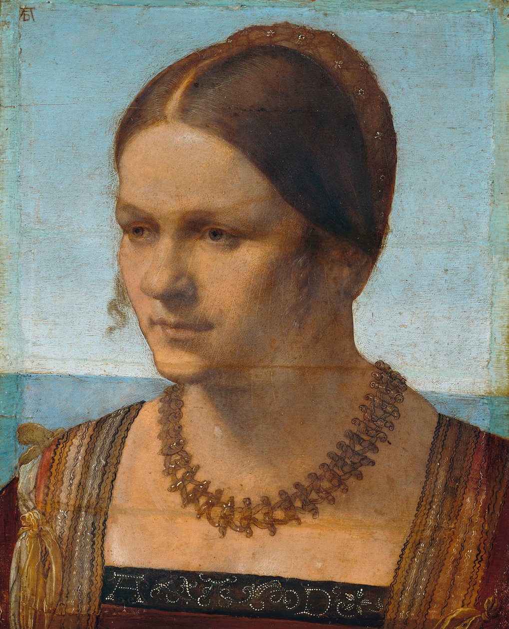 Retrato, de, um, jovem, veneziano, mulher de Albrecht Dürer
