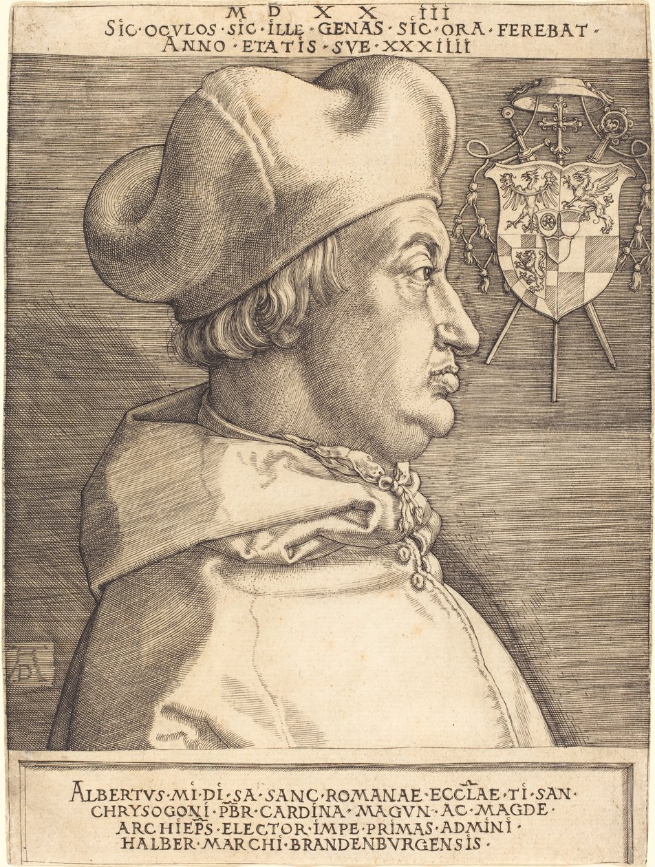 Cardeal Albrecht de Brandemburgo de Albrecht Dürer