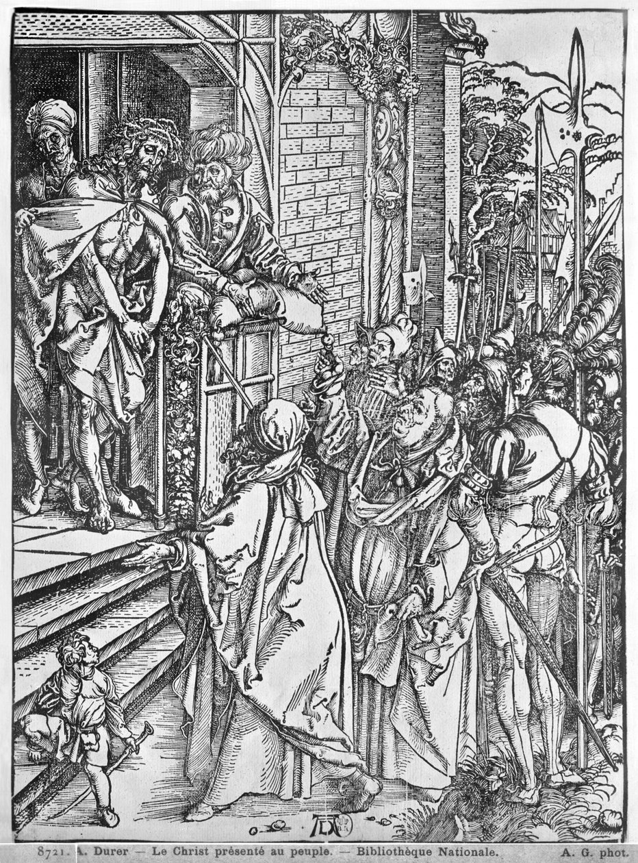 Cristo apresentou ao povo de Albrecht Dürer