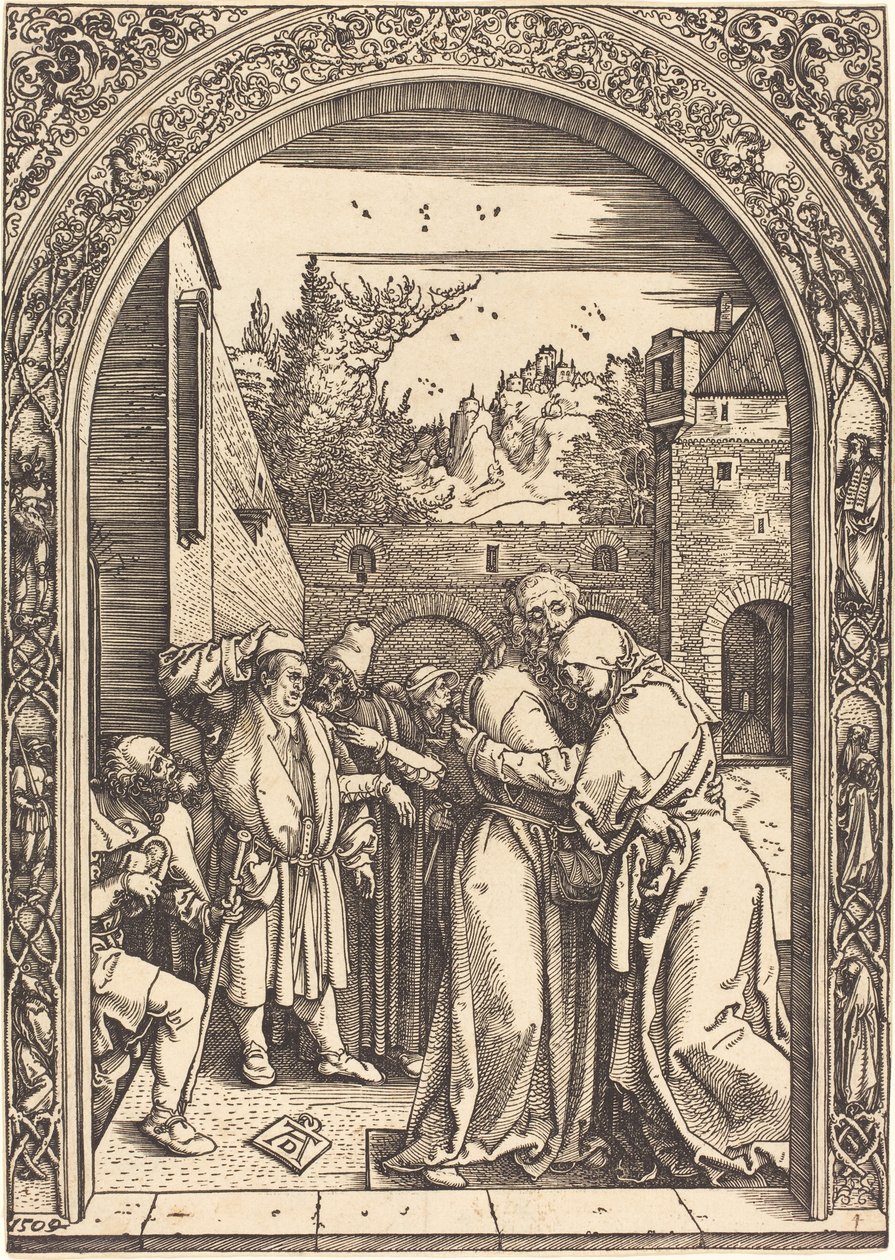 Joachim e Anna no Portão Dourado de Albrecht Dürer