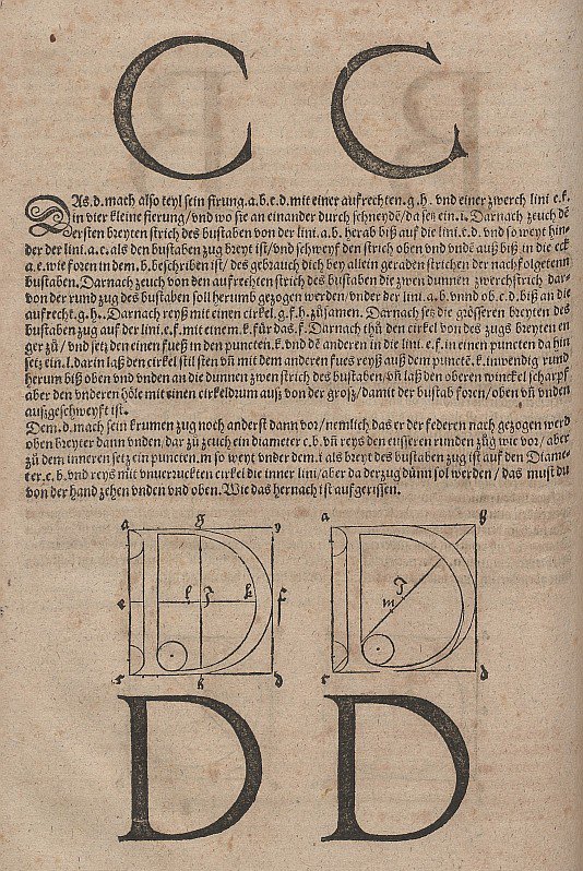 Construção de cartas de Albrecht Dürer