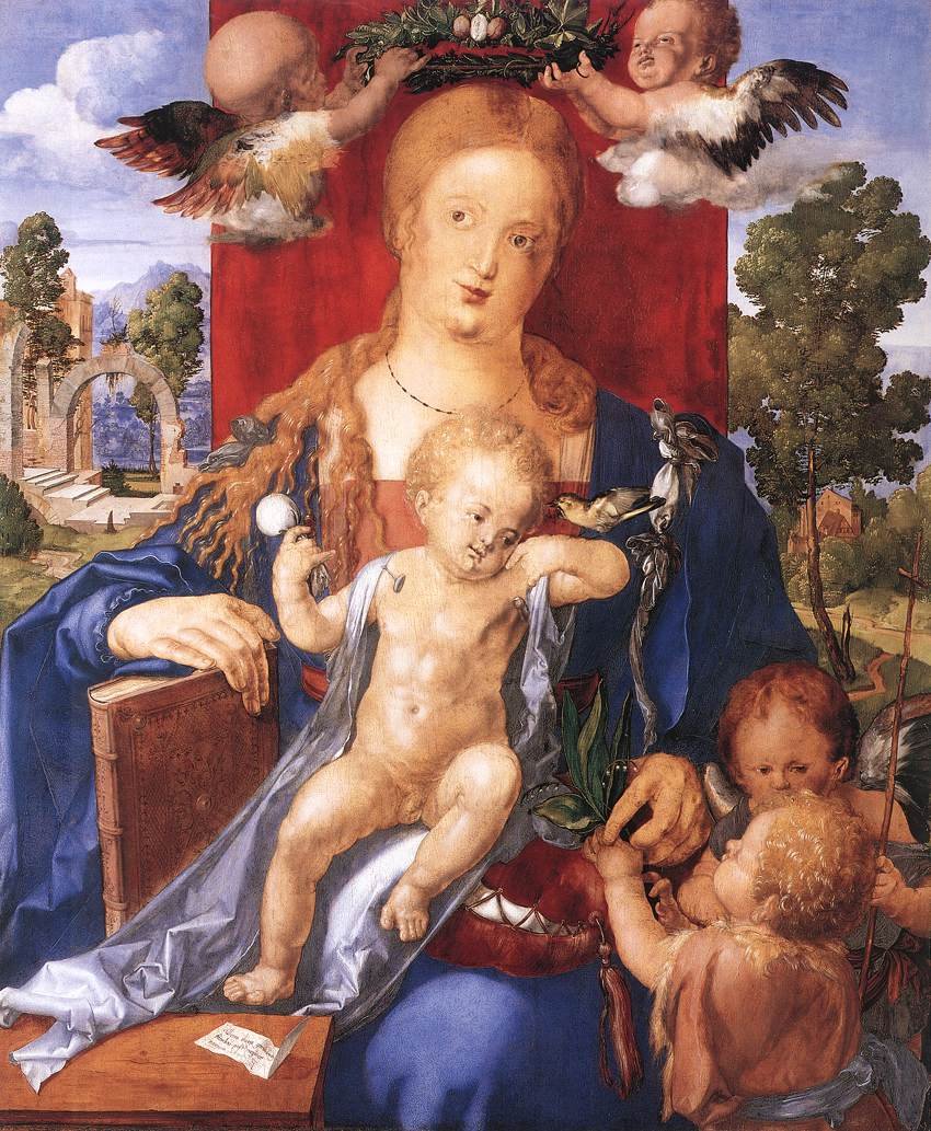 Madonna com o Siskin de Albrecht Dürer