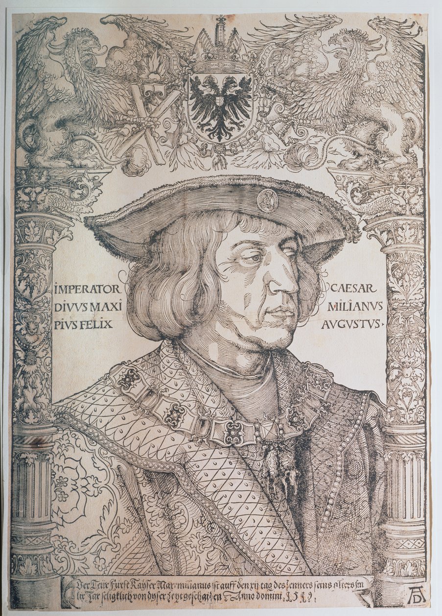 Maximiliano I, Imperador da Alemanha (1459-1519), 1518 de Albrecht Dürer