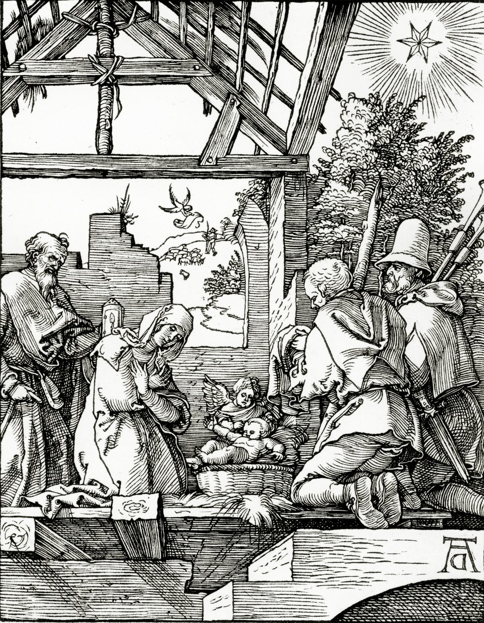 Natividade, da pequena paixão, 1510 de Albrecht Dürer