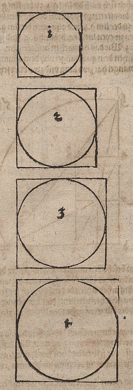 Ampliação proporcional de uma bala de canhão de Albrecht Dürer