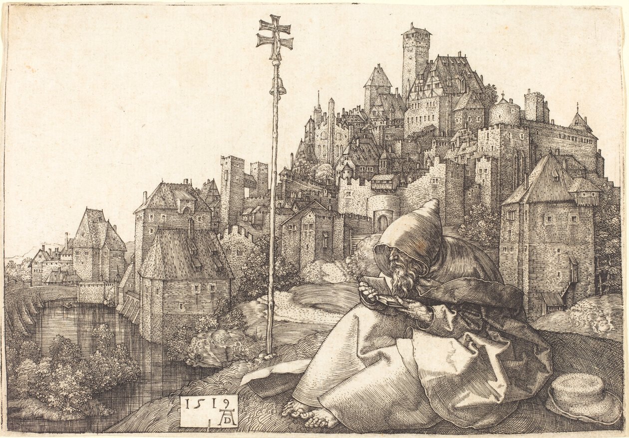 Leitura de Santo Antônio de Albrecht Dürer