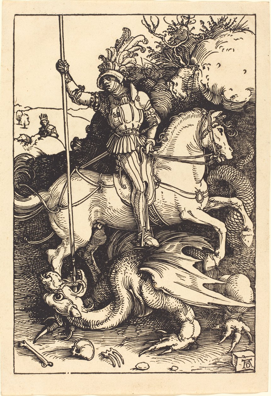 São Jorge matando o dragão de Albrecht Dürer