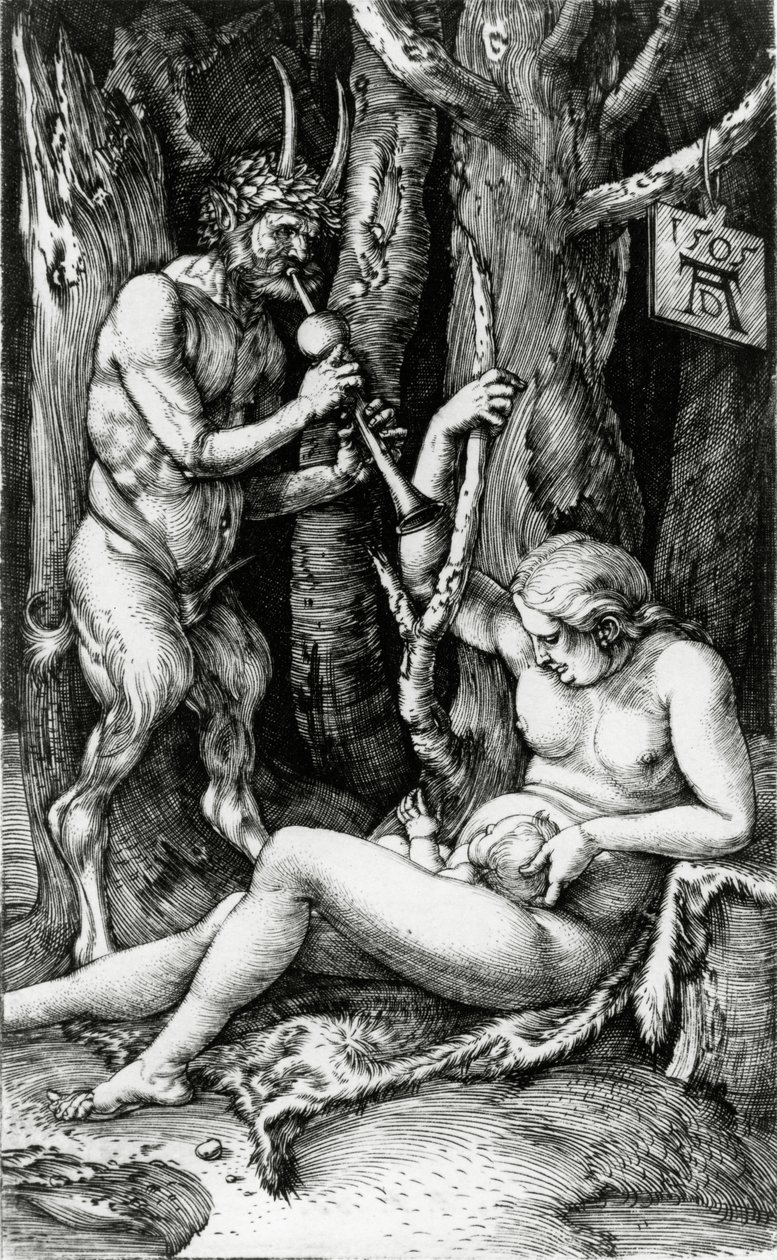 Família Sátiro, 1505 de Albrecht Dürer