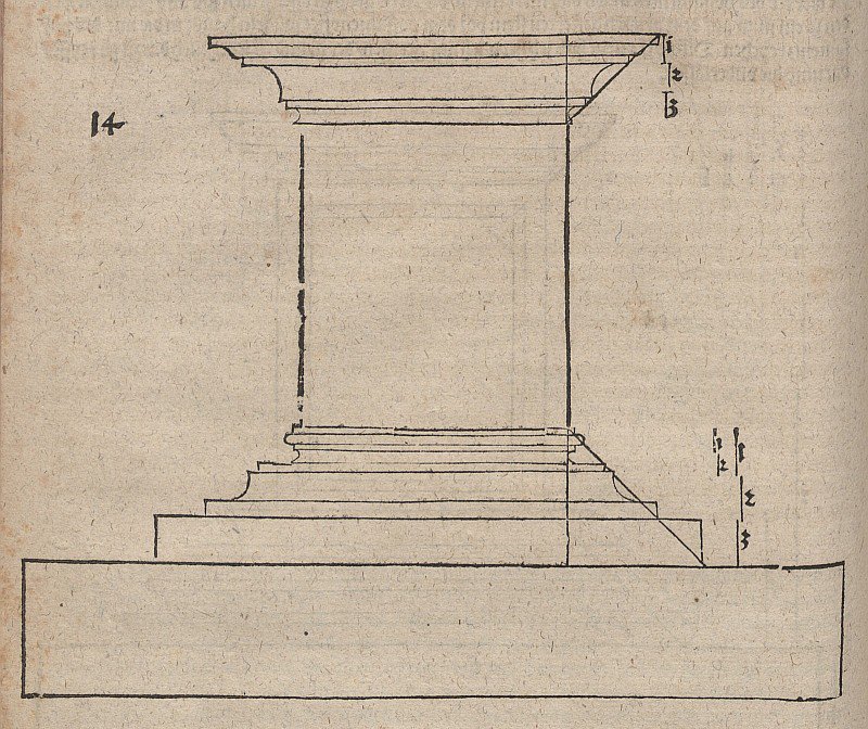 Pedestal sem degraus para um monumento planejado de Albrecht Dürer