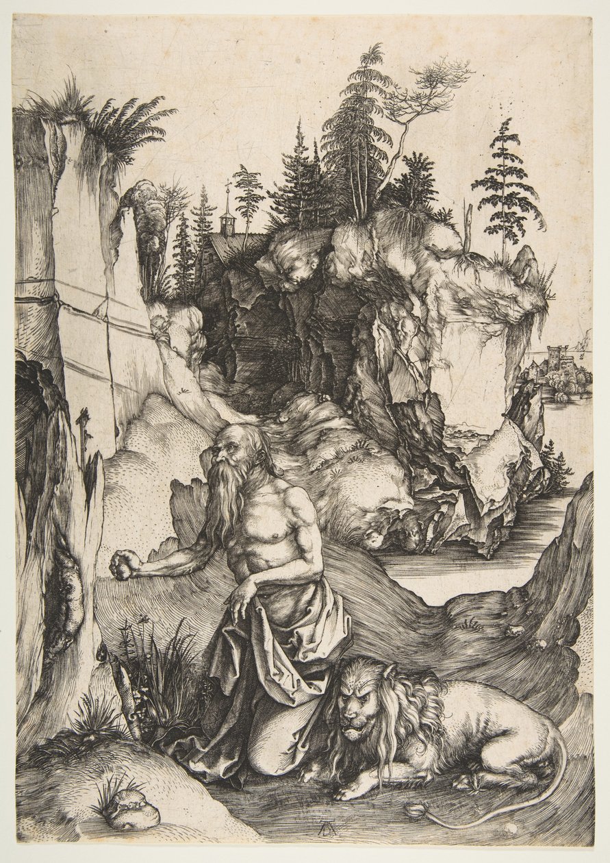 São Jerônimo Penitente no Deserto de Albrecht Dürer
