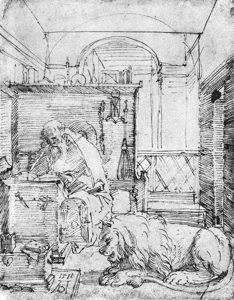 São Jerônimo em seu estudo de Albrecht Dürer