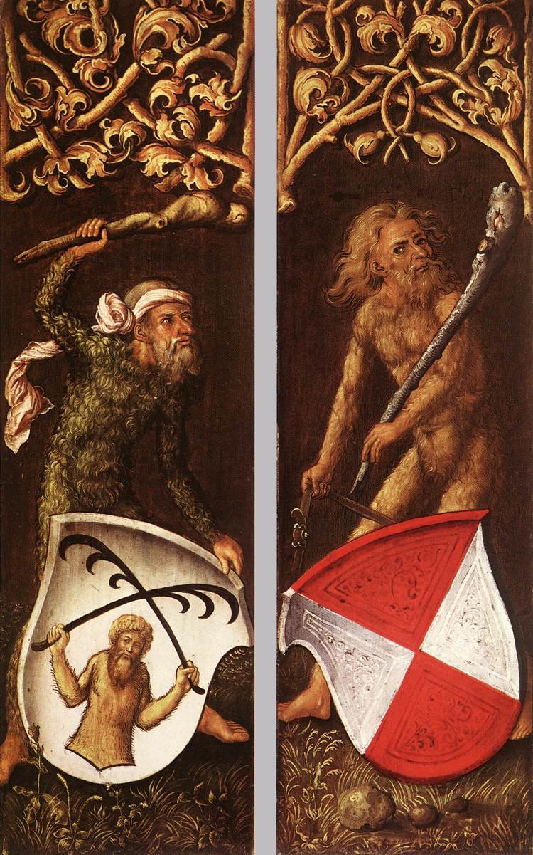 Homens Silvestres com Escudos Heráldicos de Albrecht Dürer
