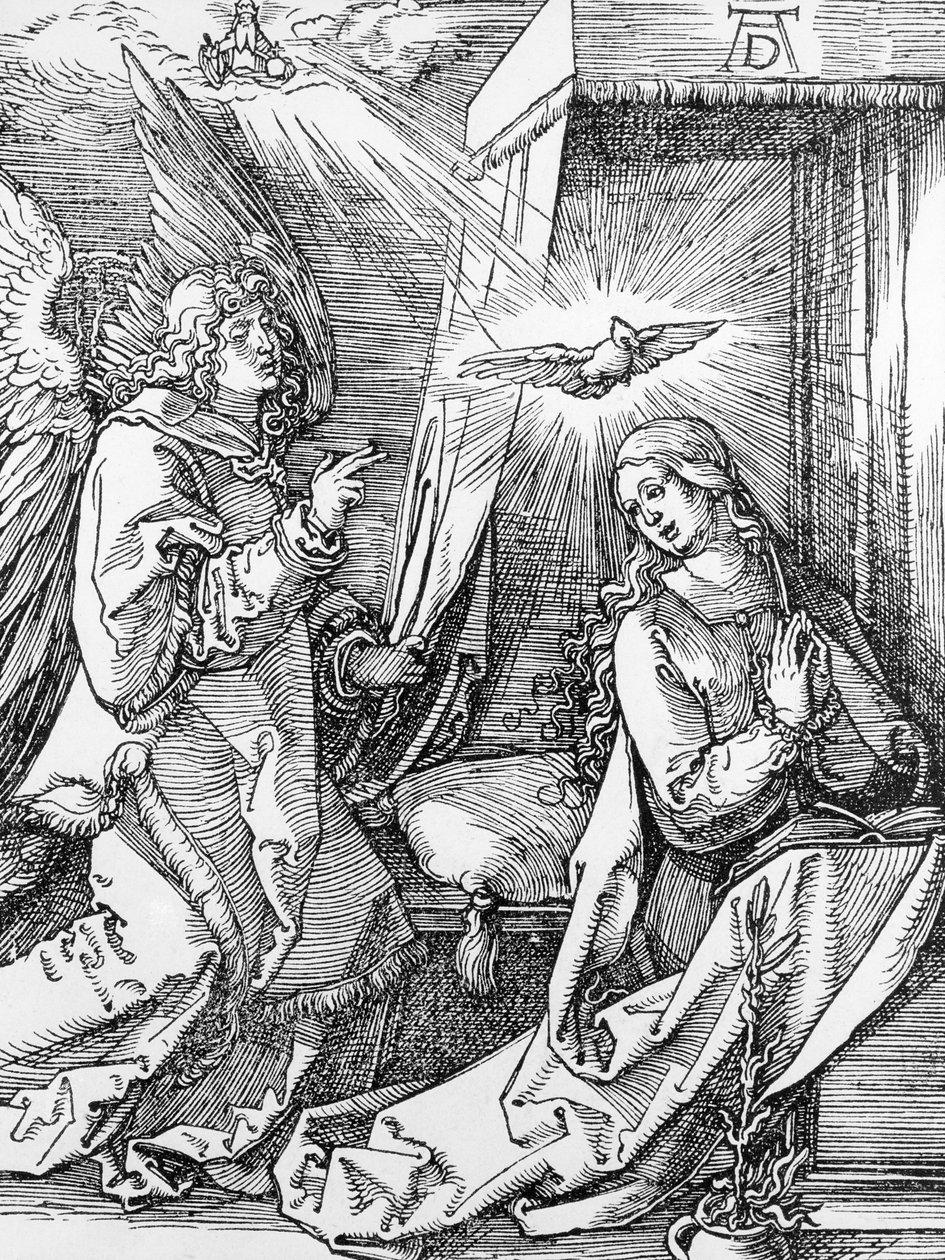 A Anunciação da série &39;Small Passion&39;, 1511 de Albrecht Dürer