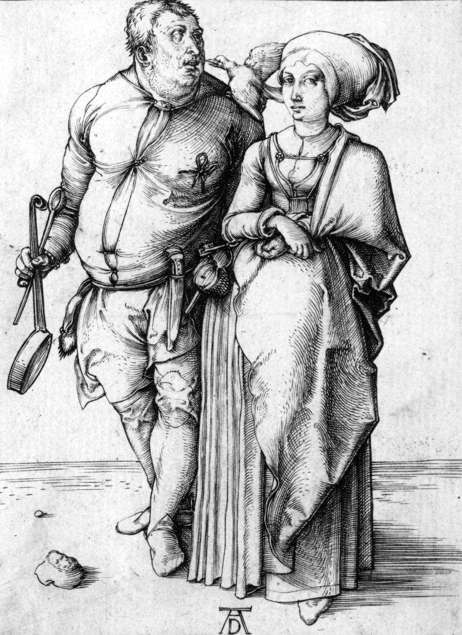O cozinheiro e sua esposa de Albrecht Dürer