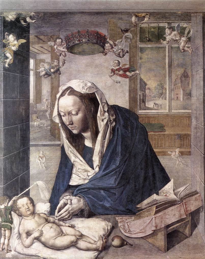 O retábulo de Dresden (painel central) de Albrecht Dürer