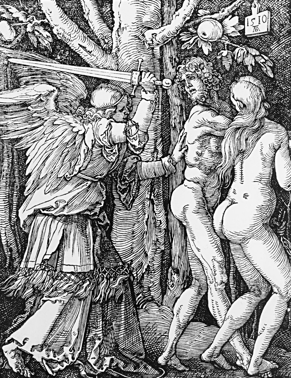 A Expulsão do Paraíso, 1510 de Albrecht Dürer