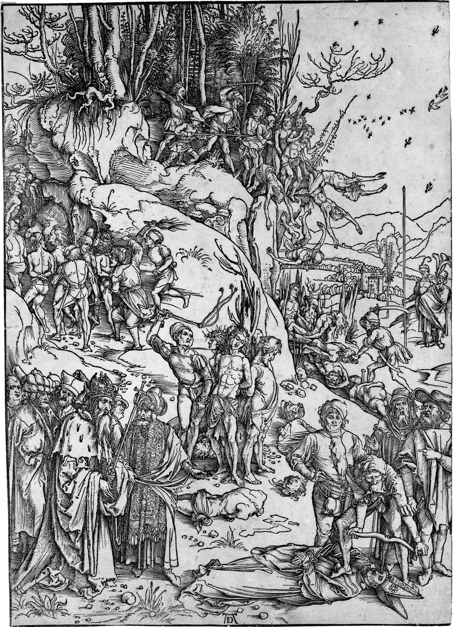 O martírio dos dez mil de Albrecht Dürer