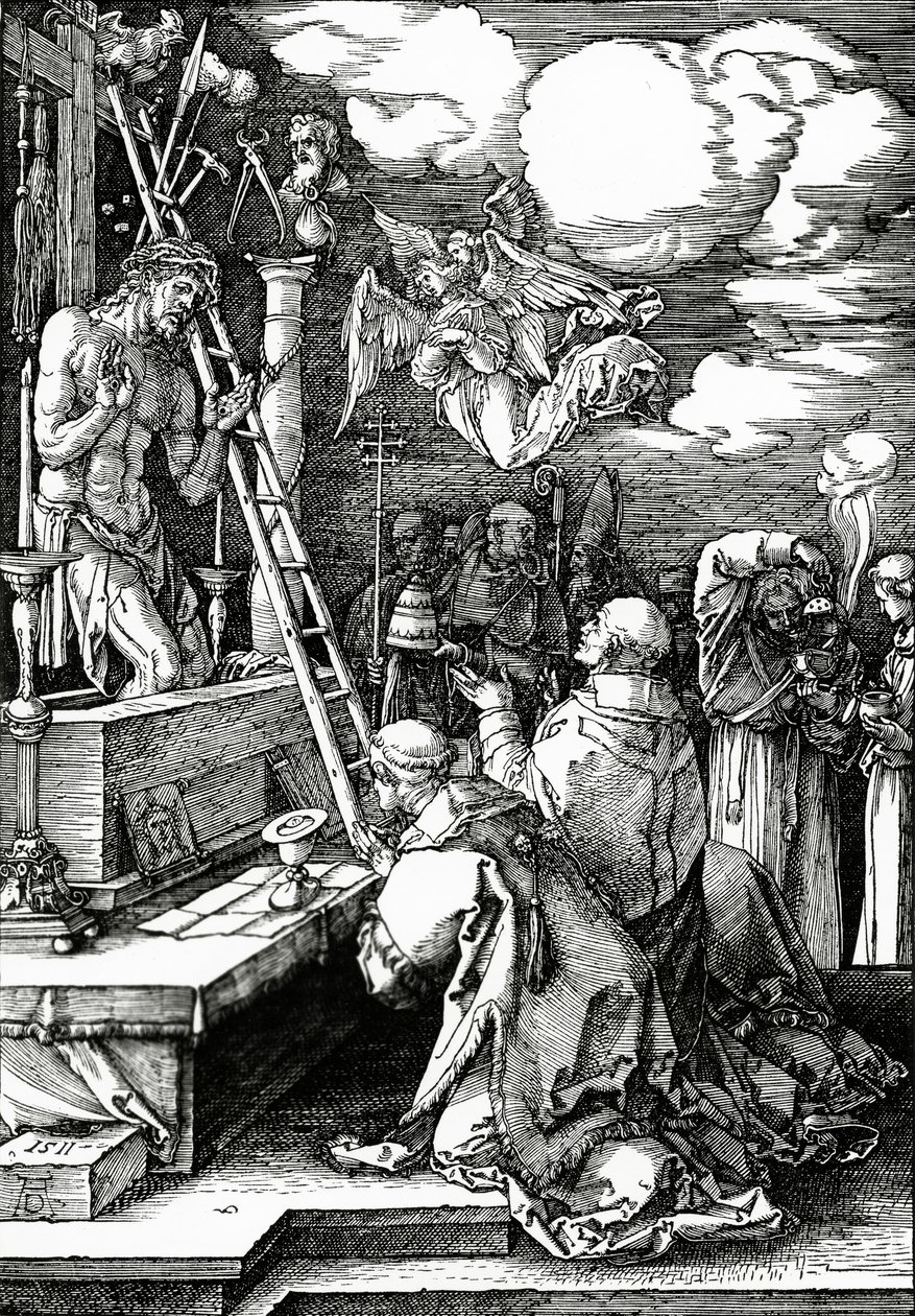 A missa de São Gregório, 1511 de Albrecht Dürer